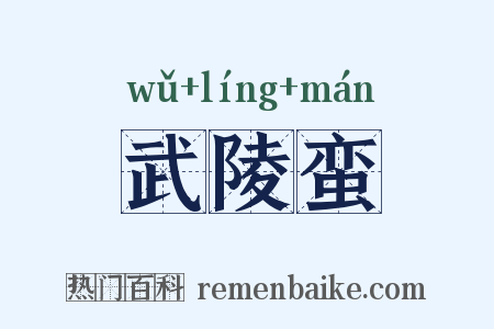 武陵蛮是什么意思的图片